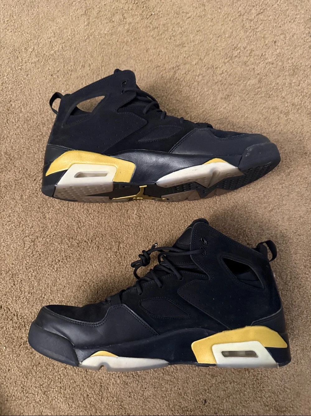 Jordan• Flight Club 91 in Black Metallic Gold